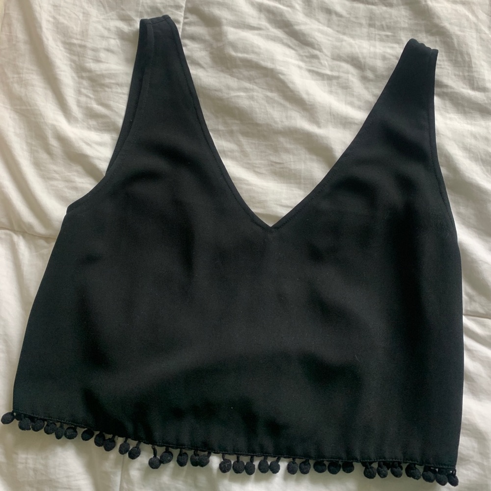 Black summery tank top